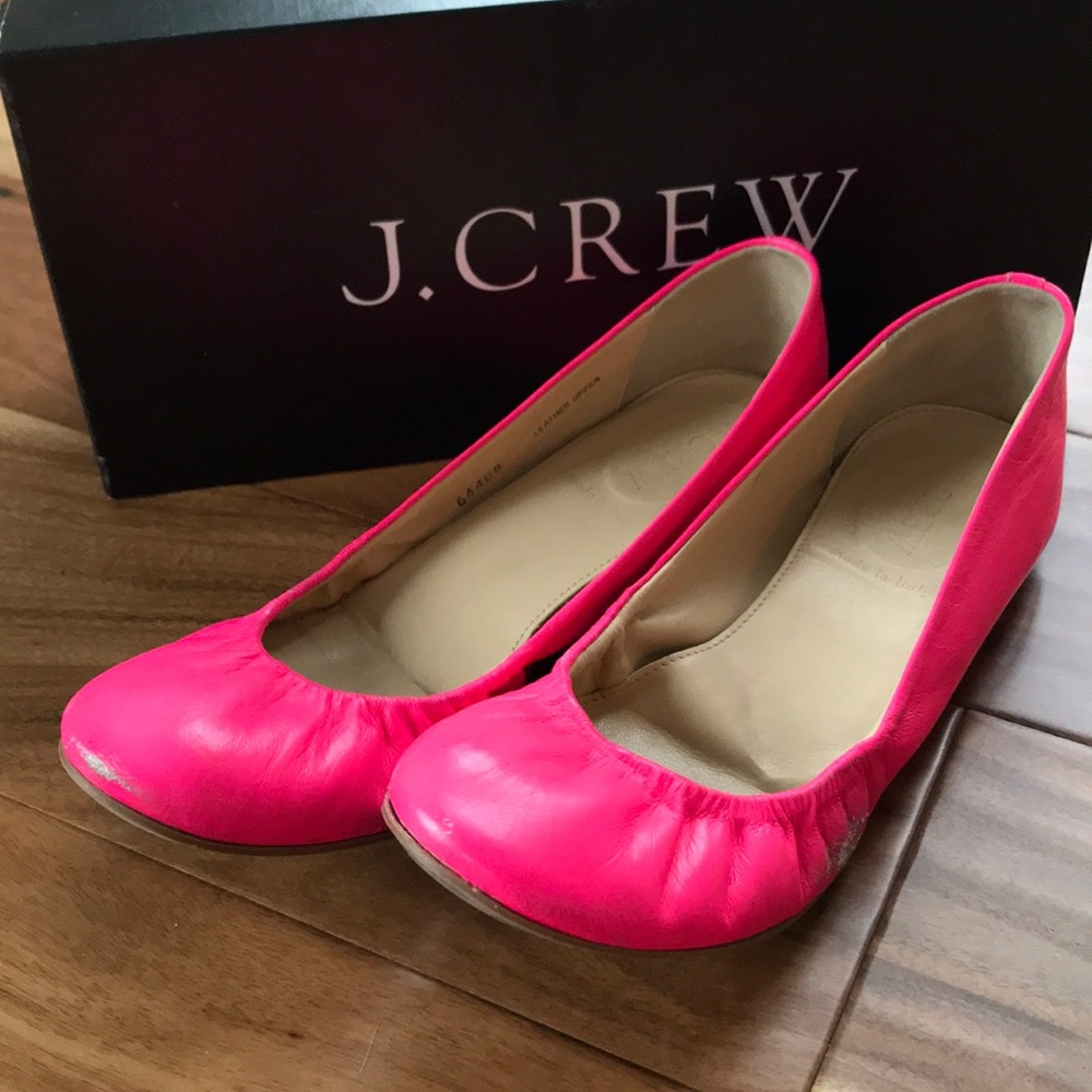 Jcrew cece ballet flats size 7